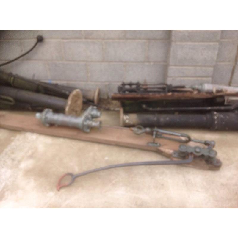 Antique hand pumps