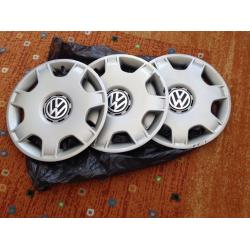 Three wheel trims fits vw polo 14 in and others vw cars