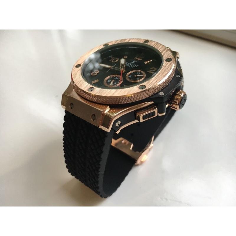 18k Hublot Big Bang Geneve Rolex Cartier Breitling Smart Watch Casio Swiss stainless steel bezel