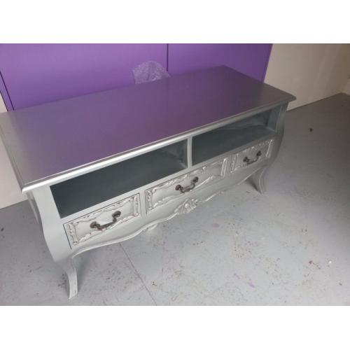 Rococo Style Silver 3 Drawer Unit