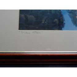 Lovely Framed & Mounted Print of Glen Attric, Scottish Highlands 16.5" x 23.5"