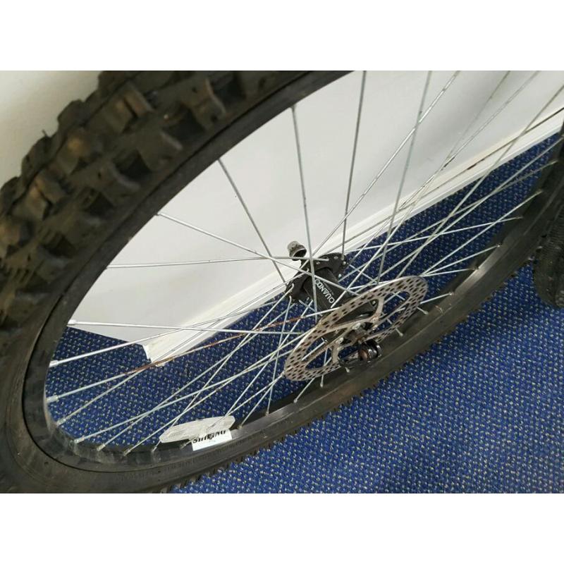 4 x 26" mtb wheels and tyres
