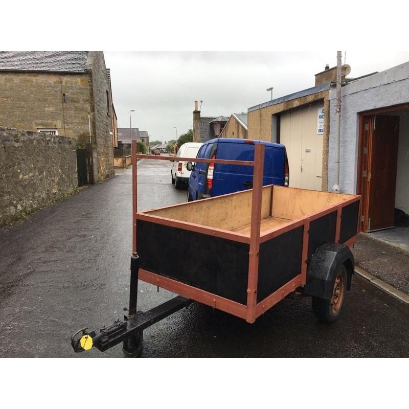 8x4 car trailer as new condition