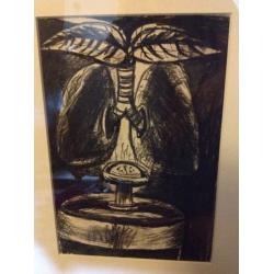 Original charcoal drawing