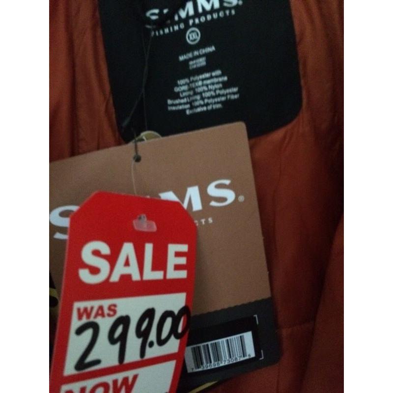 Simms Brand New Jacket XXL