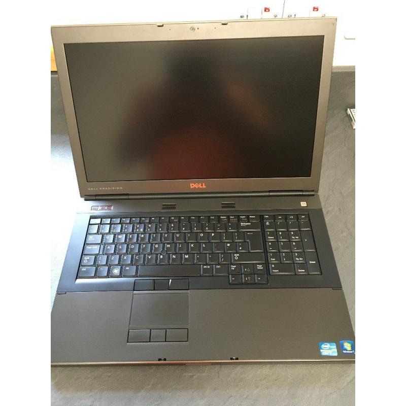 Dell Precision M6600 Laptop, i7-2720QM CPU, 32GB Ram, 256SSD, K3000M 2GB Win 10 Pro