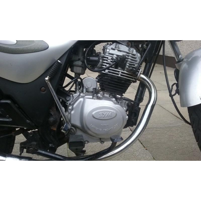 Sym xs 125-k 12months mot