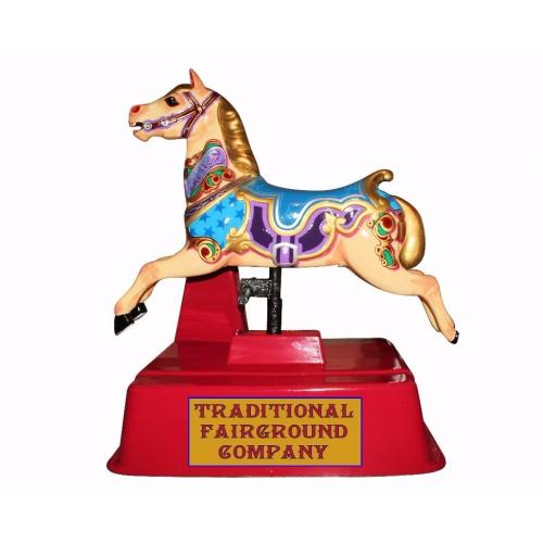 FAIRGROUND ARCADE FUNFAIR CAROUSEL HORSE JOGGING MACHINE VINTAGE