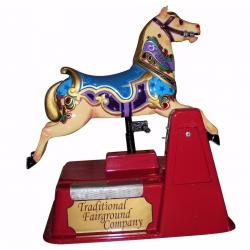 FAIRGROUND ARCADE FUNFAIR CAROUSEL HORSE JOGGING MACHINE VINTAGE