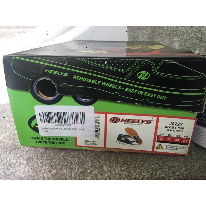 BRAND NEW SIZE 2 HEELYS