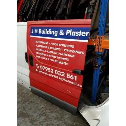Vauxhall vivaro/ Renault traffic/ primastar. Passenger side loading door/near side/n,s/ sliding door