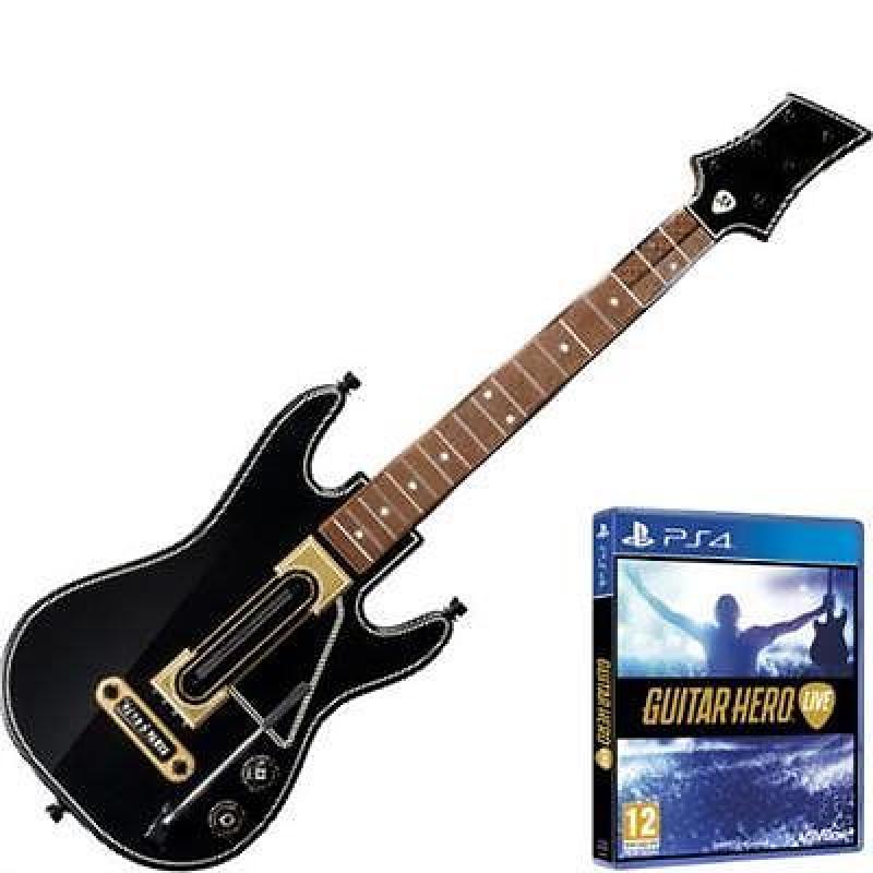 Guitar Hero Live GAME with Guitar Controller and dongle for the ps4 / CASH OR SWAPS ARE WELCOME ??