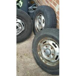 Ford transit mk6 steel wheels,
