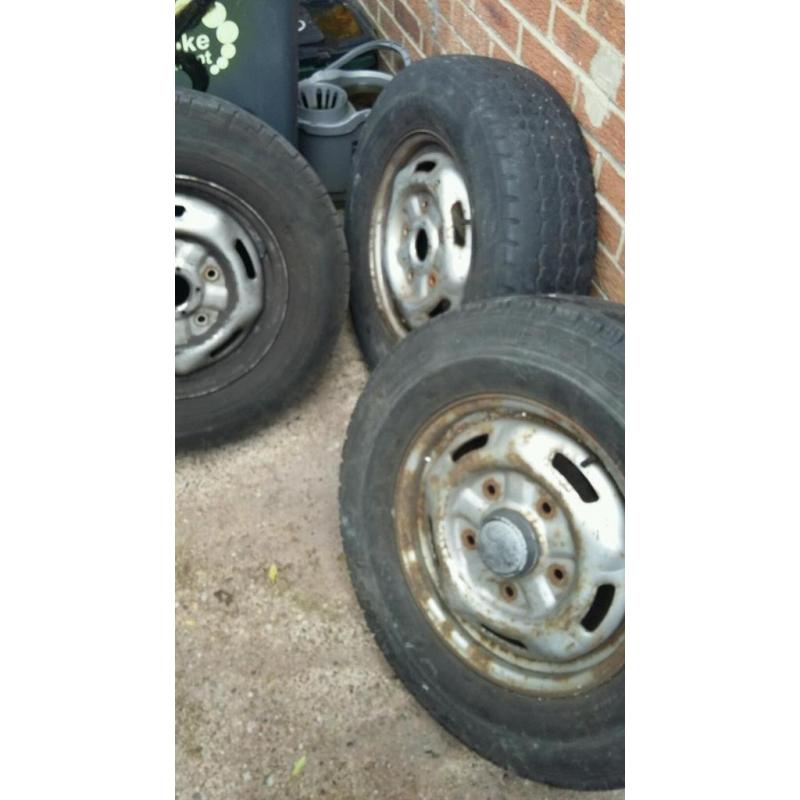 Ford transit mk6 steel wheels,
