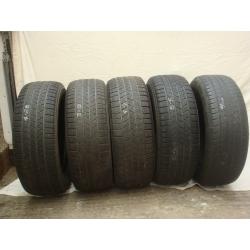 Pirelli Scorpion 235x65x17 X 4 + 1x Continental 4X4 Contact