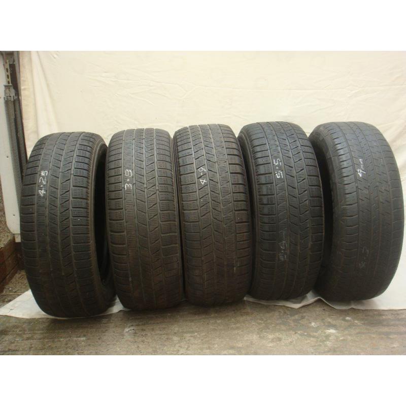 Pirelli Scorpion 235x65x17 X 4 + 1x Continental 4X4 Contact