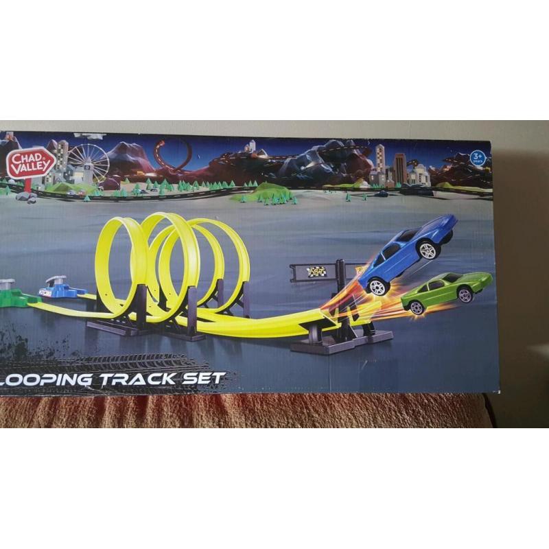 Chad Valley car stunt track
