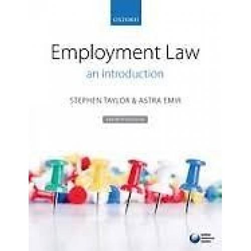 Employment Law: an introduction - 4th edition - LIKE NEW