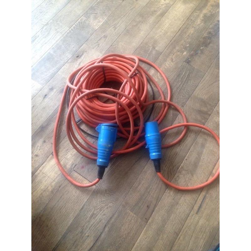Long 220v camping electric hook up
