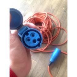 Long 220v camping electric hook up
