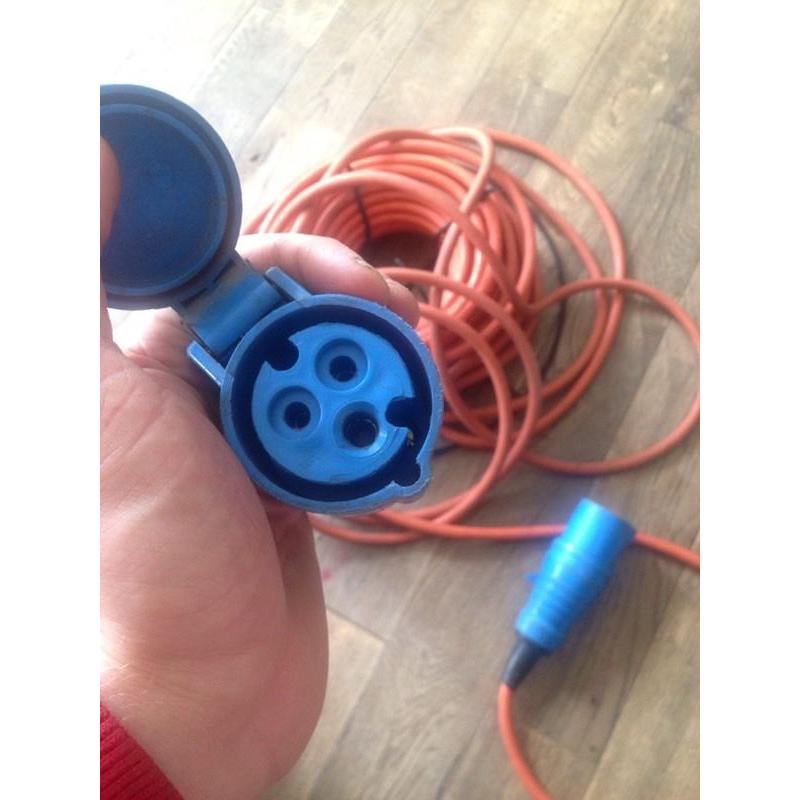 Long 220v camping electric hook up