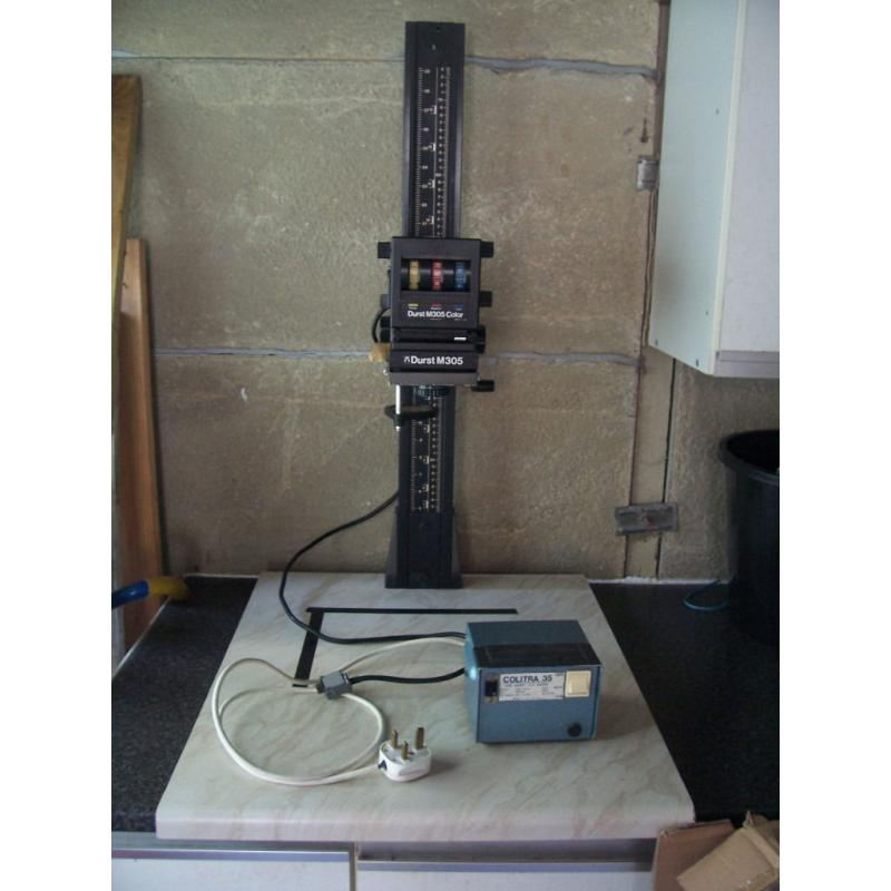 Durst 305 film enlarger with photographic paper