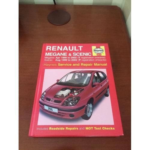 Renault Megane & Scenic Haynes Service & Repair Manual 1999-2002