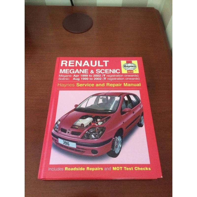 Renault Megane & Scenic Haynes Service & Repair Manual 1999-2002