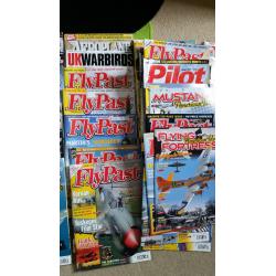 Large collection of assorted aviation mags - Flypast, Aeroplane, Pilot