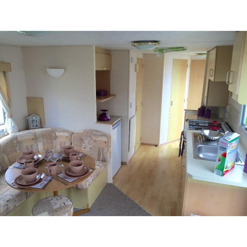 BARGAIN STATIC CARAVAN FOR SALE AT SANDY BAY HOLIDAY PARK IN NORTHUMBERLAND
