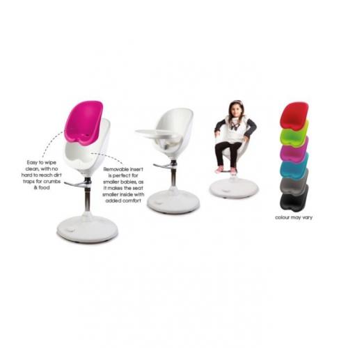 BROTHER MAX SCOOP HIGHCHAIR- WHITE + 3 INSERTS