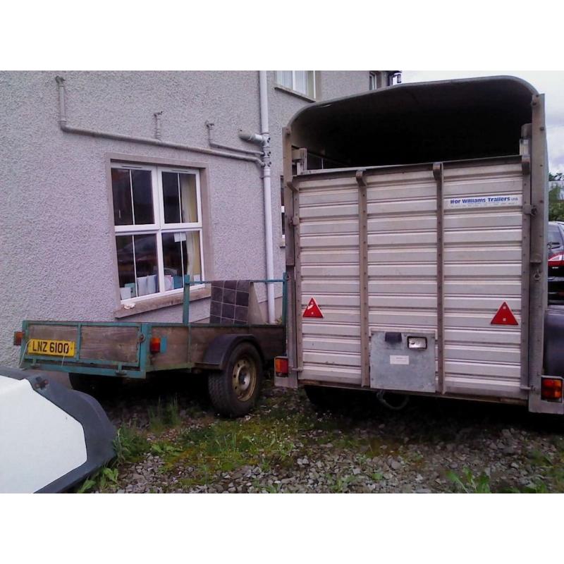 10 x 5 ifor williams cattle trailer, brakes and lights working, good condition