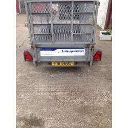 8x4 trailer cage sides and loading tail door