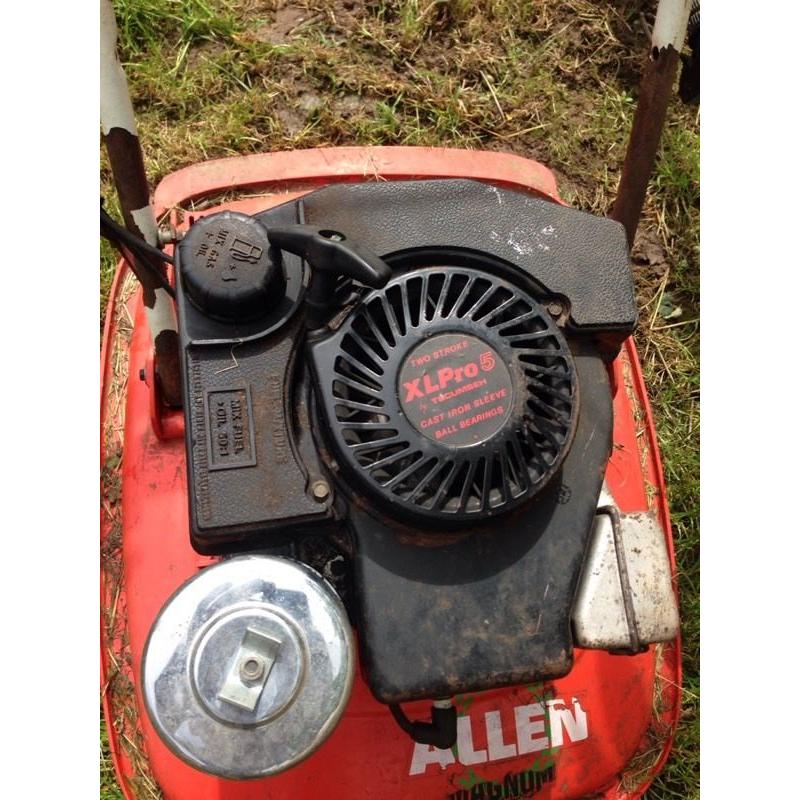 Allen flymo mower, mcculoch strimmer