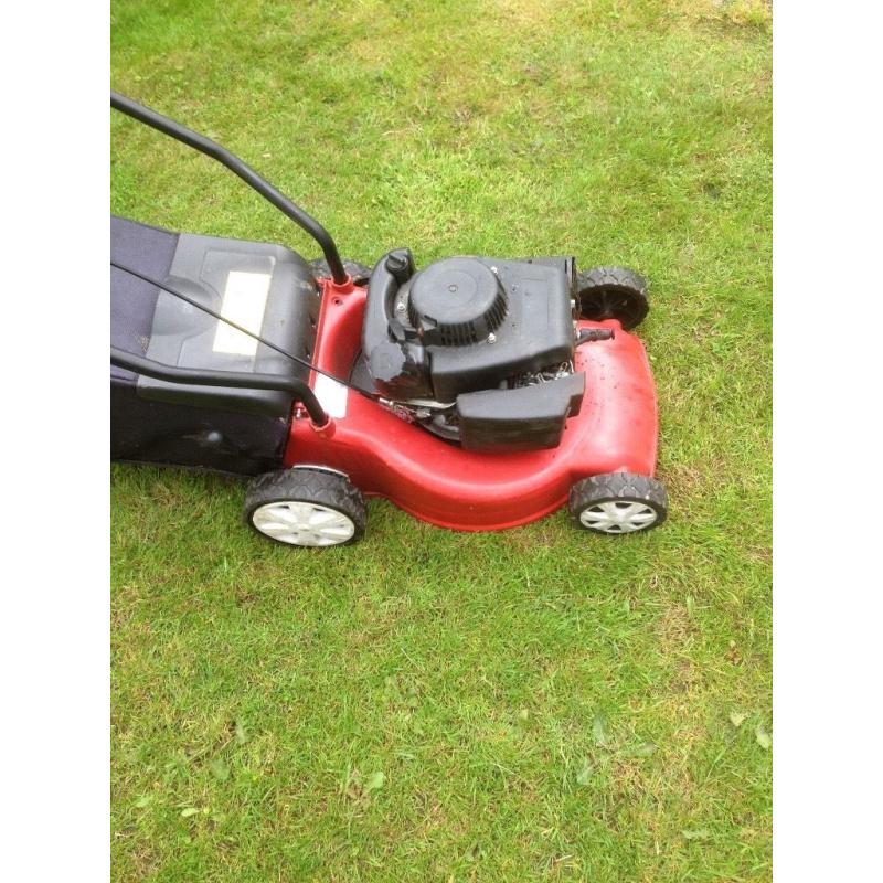 petrol lawn mower