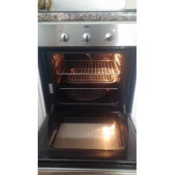 Zannussi integrated electric oven & halogen hob
