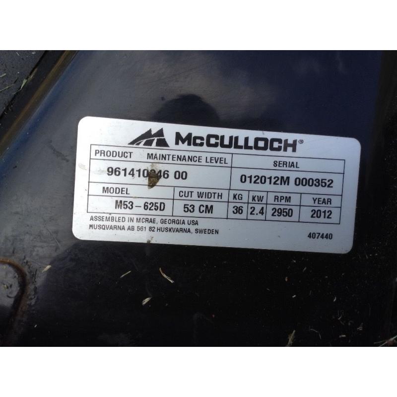 McCulloch mower