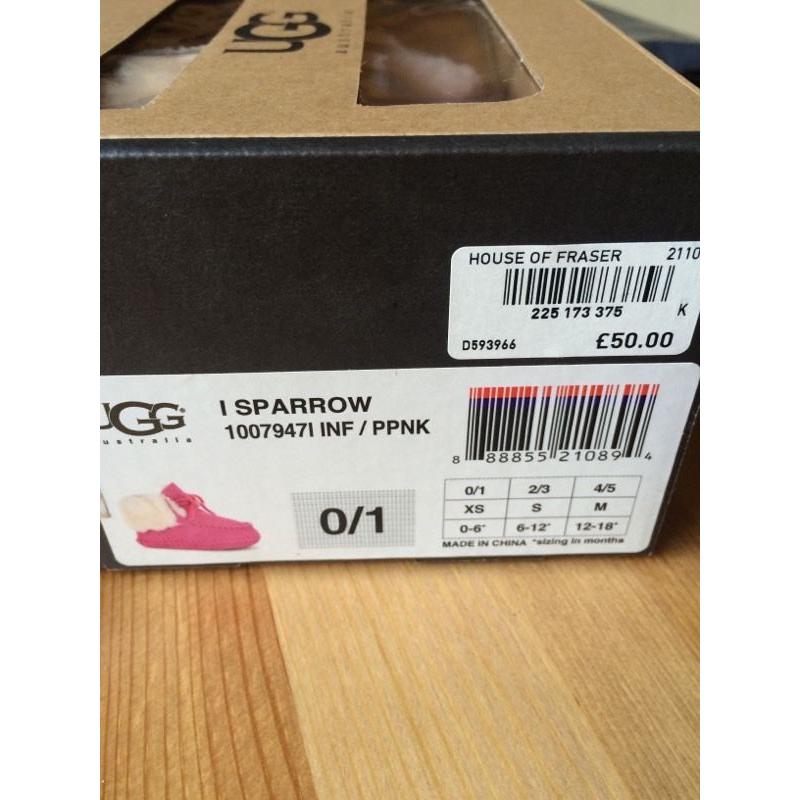 Genuine UGG booties baby girl