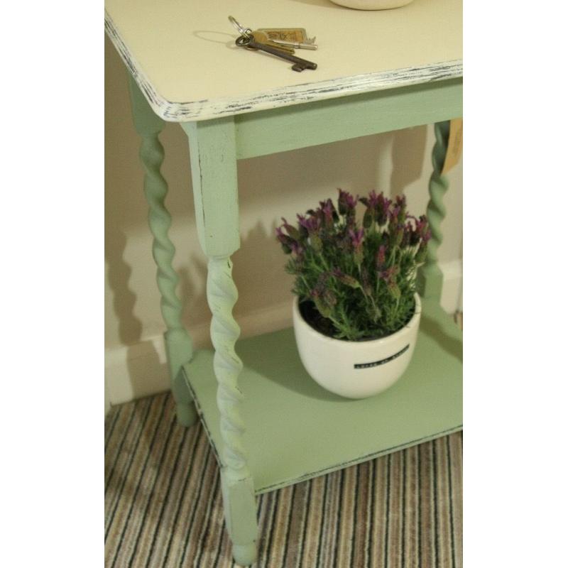 SHABBY CHIC BARLEY TWIST TABLE