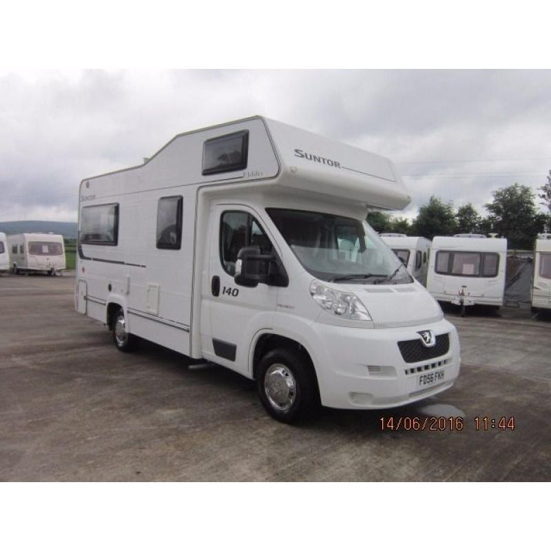 2006 ELDDIS SUNTOR 140 4 BERTH MOTORHOME 2007 MODEL WITH NEW CAB ANDERSON CARAVAN SALES
