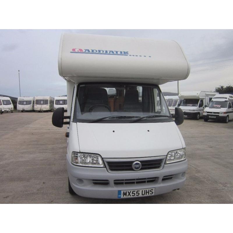 2005 ADRIA CORAL 610 5 BERTH MOTORHOME WITH 30000 MILES ANDERSON CARAVAN SALES