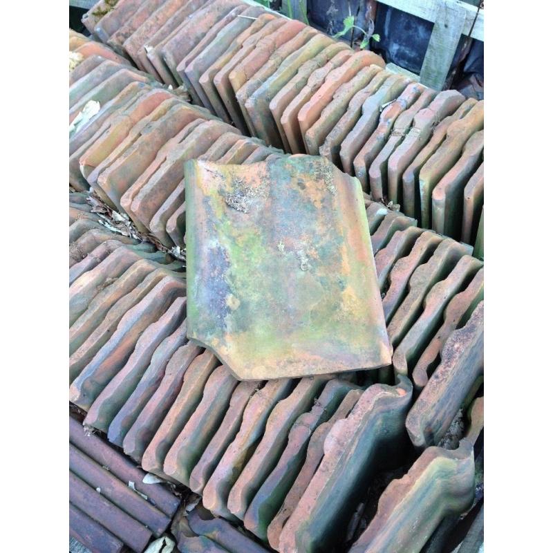 Aged Clay terracotta roof tiles X400