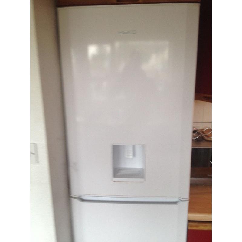 Beko fridge freezer with built in water dispenser