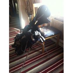 Golf bag with stand