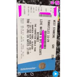 X1 STANDING BEYONCÉ TICKET THE FORMATION SOlD OUT TOUR!