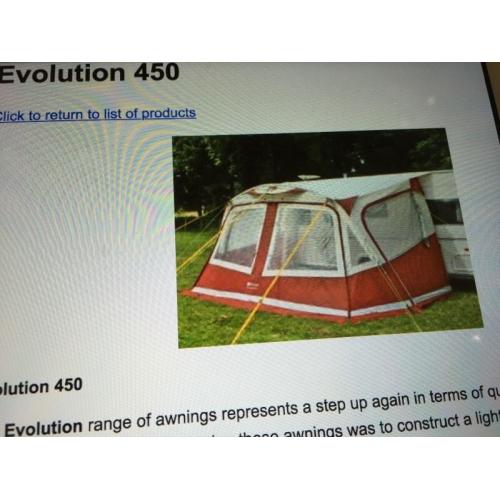 Caravan porch awning