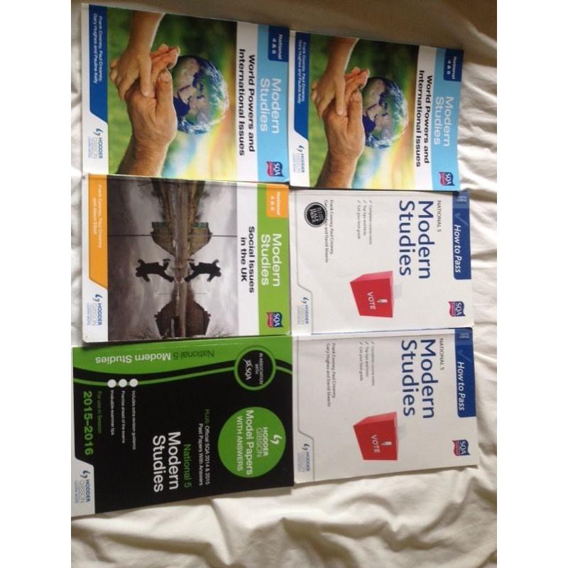 National 5 Modern studies textbooks