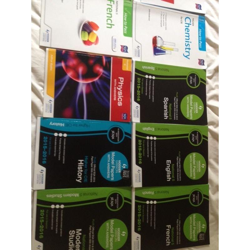 National 5 and Higher textbooks