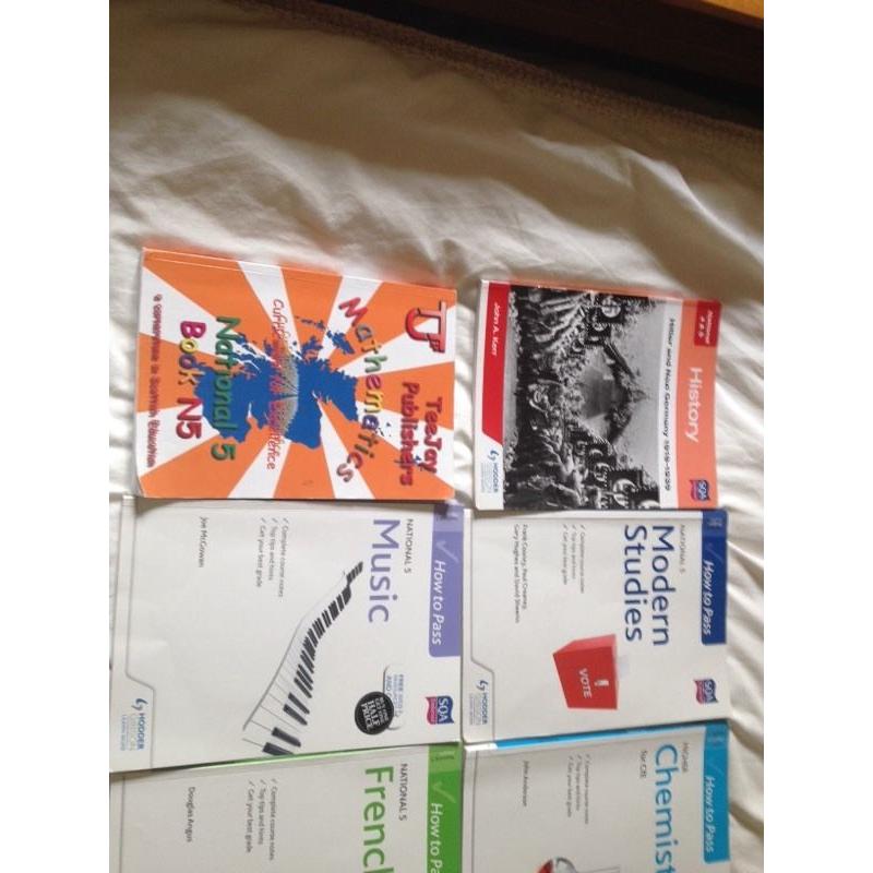 National 5 and Higher textbooks