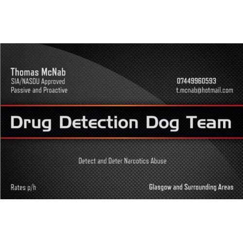 Drug Detection Dog Team